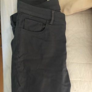 Dark gray/blue soft skinny ankle pants